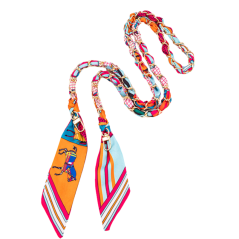 Phone case necklace 115 cm orange red | Smarty