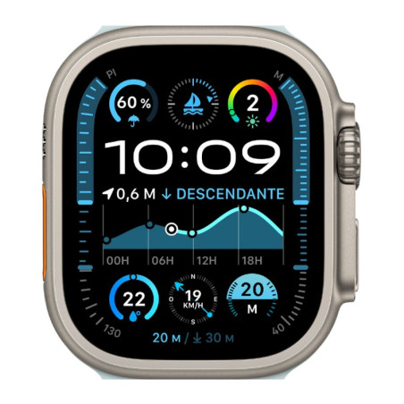 Montre connectée Apple Watch Ultra 2 Cellulaire – Titane naturel 49 mm, comme neuf · Reconditionné