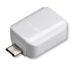 Adaptateur Samsung Micro USB vers USB OTG Blanc