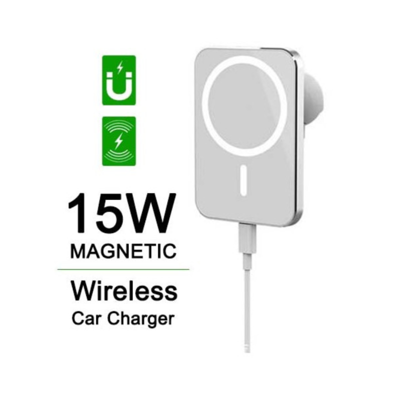 Chargeur Sans Fil Voiture Magnétic 15W - D-power J8511