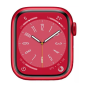 Smartwatch Apple Watch Series 8 – GPS 41mm Red Aluminum, Grade A, no band · Refurbished