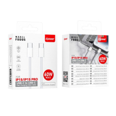 USB-C Cable D-power F8005 60W 1 m | Smarty