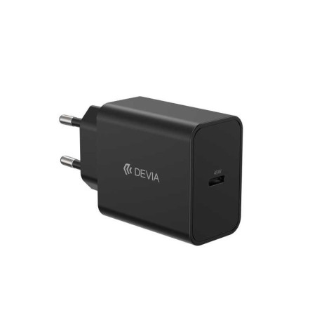 Adaptateur secteur USB-C Devia 45W noir | Smarty