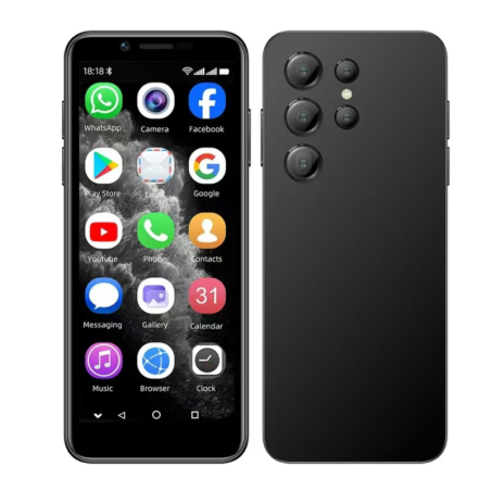 Mini Android Smartphone XL24 – Black 4-inch · Refurbished