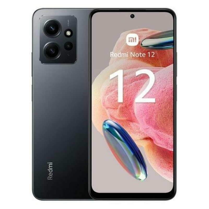 Xiaomi Redmi Note 12 Smartphone – 4GB + 128GB Black · Refurbished Grade A