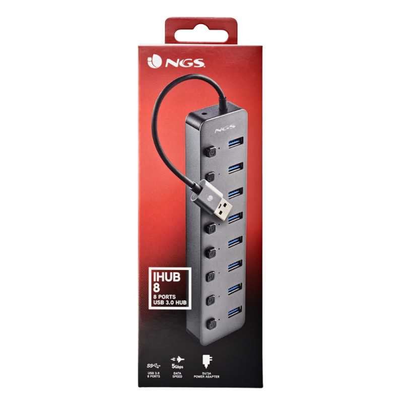 USB Hub NGS IHUB 8 – 8 USB 3.0 Ports