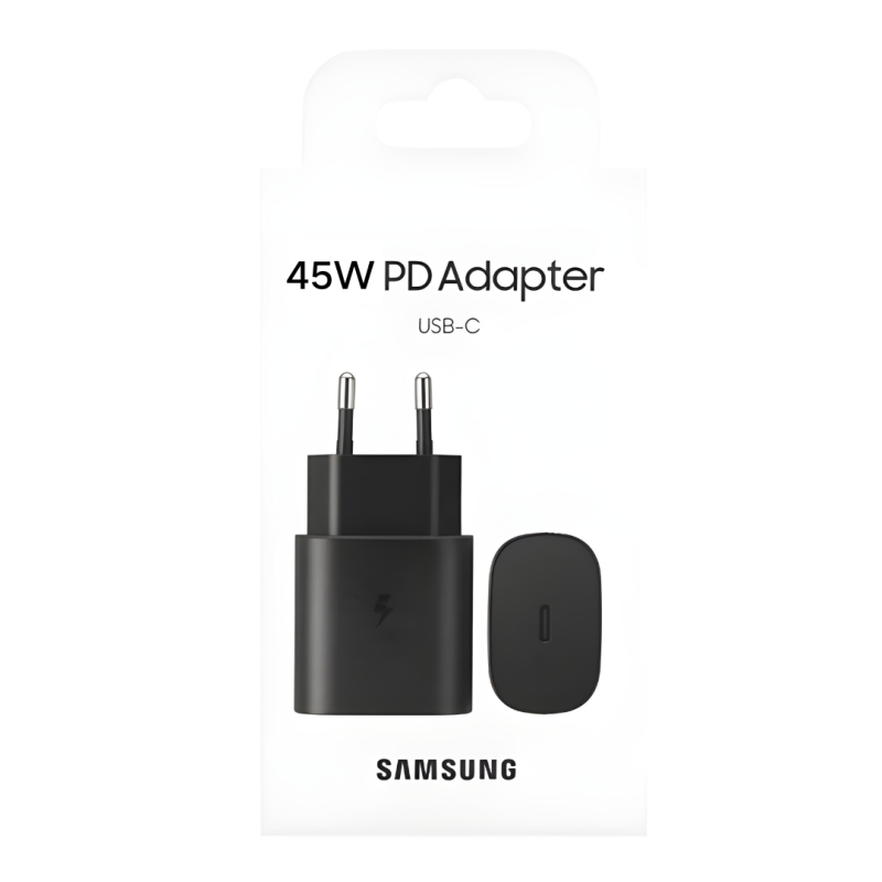 Samsung USB-C Wall Charger – 45W Black Original Box