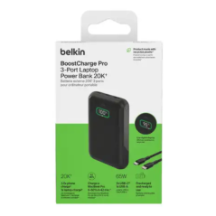 Belkin batterie externe 20 000 mAh 65 W BPB020btBK