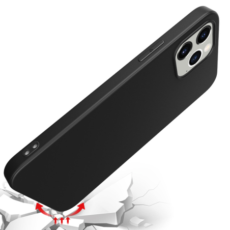 ECO Ultra-Thin Matte Silicone TPU Case for iPhone – Black