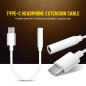 Stereo Audio Adapter Eco-Solution USB-C to 3.5 mm – White x2 Stereo Audio Adapter Eco-Solution USB-C to 3.5 mm – White x2