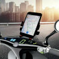 Support téléphone moto scooter ECO – Universel, 360°, noir