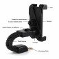 Support téléphone moto scooter ECO – Universel, 360°, noir