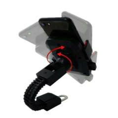 Support téléphone moto scooter universel 360° ECO