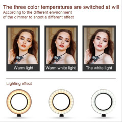 Anneau lumineux selfie LED noir ECO