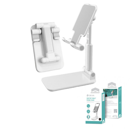 Adjustable Foldable Phone Stand Devia – White