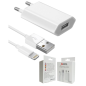 Kit chargeur 5 W Mayline – câble USB vers Lightning 1 m Kit chargeur 5 W Mayline – câble USB vers Lightning 1 m