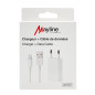Kit chargeur 5 W Mayline – câble USB vers Lightning 1 m Kit chargeur 5 W Mayline – câble USB vers Lightning 1 m