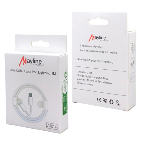 USB‑C to Lightning Cable Mayline – 1 m 20 W