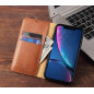 Étui portefeuille cuir PU 2-en-1 Mayline – iPhone 6 à 17 Pro Max