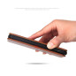Étui portefeuille cuir PU 2-en-1 Mayline – iPhone 6 à 17 Pro Max