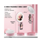 Anneau lumineux avec miroir et support smartphone ECO – 3500-6000 K