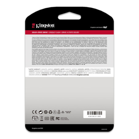 2.5-inch SATA SSD Kingston A400 – 120GB / 240GB / 480GB / 960GB / 1.92TB