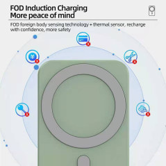 Chargeur MagSafe 15W support grille | Smarty Paris
