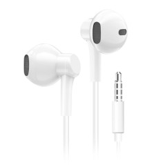 Écouteurs kit mains libres Mayline – Jack 3,5 mm Blanc Vrac