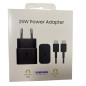 Samsung Kit chargeur USB-C vers USB-C EP-T2510XBEGEU – 25W Noir en boîte Samsung Kit chargeur USB-C vers USB-C EP-T2510XBEGEU – 25W Noir en boîte