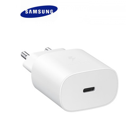Samsung Kit chargeur USB-C vers USB-C 25 W – Blanc