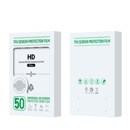 Film Protection TPU doux intelligent 0,2 mm - 50 Pcs (APP Cutting)