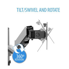 Support moniteur V7 réglable argent | Smarty