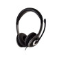 USB Stereo Headset V7 Deluxe – Black with Mic