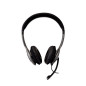 USB Stereo Headset V7 Deluxe – Black with Mic
