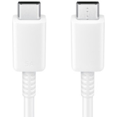 Samsung Câble USB-C vers USB-C EP-DN975BW – 5 A 100 W Blanc