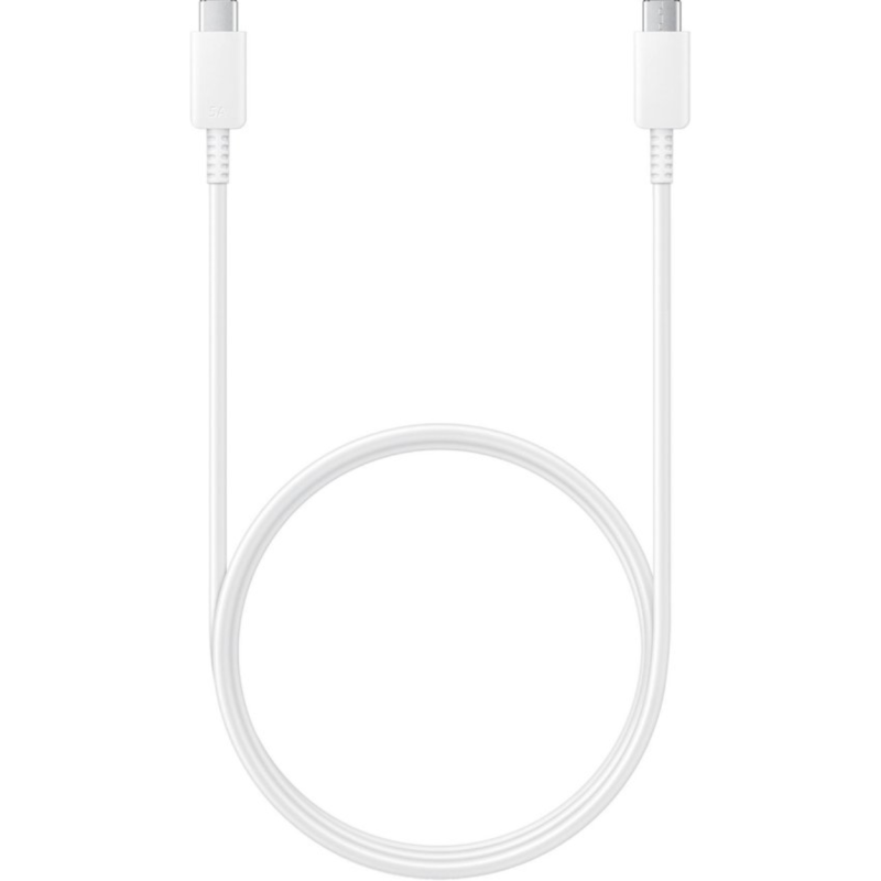 Samsung Câble USB-C vers USB-C EP-DN975BW – 5 A 100 W Blanc Samsung Câble USB-C vers USB-C EP-DN975BW – 5 A 100 W Blanc