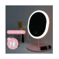 Touch LED Makeup Mirror ECO – Pink Touch LED Makeup Mirror ECO – Pink