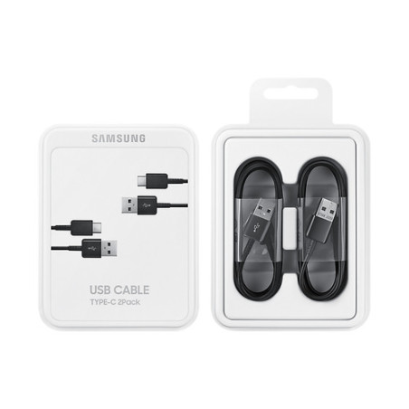 Samsung Câble USB vers USB-C EP-DG930 – 1,5 m Noir, lot de 2