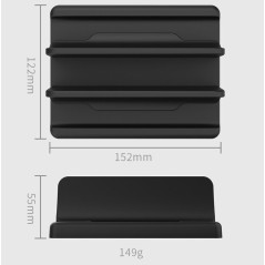 Adjustable 3-in-1 Vertical Laptop Stand