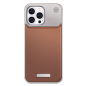 Coque Magnétique Antichoc en Aluminium et Cuir avec Parfum Intégré – Brun Coque Magnétique Antichoc en Aluminium et Cuir avec Parfum Intégré – Brun