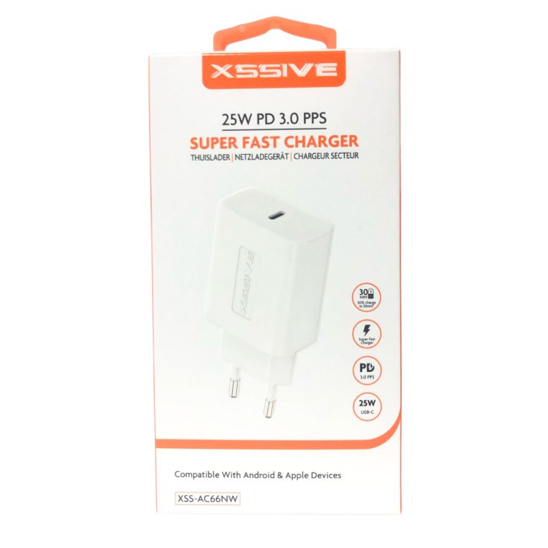 Chargeur Type-C rapide XSSIVE XSS-AC66NW – 25W