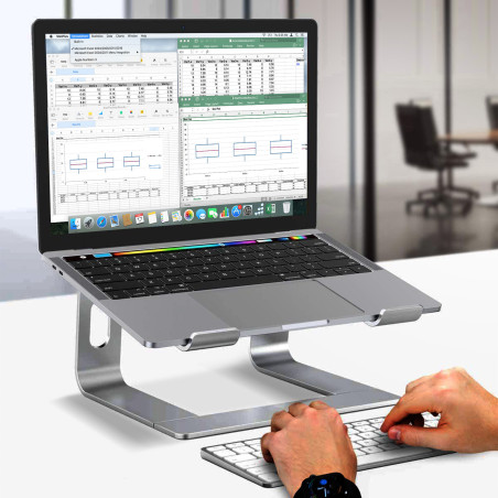 LinQ Support ordinateur portable / MacBook HD3269 – Aluminium ventilé
