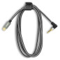 Câble audio LinQ USB-C vers jack 3,5 mm - 1,5 m nylon tressé TPC3519 Câble audio LinQ USB-C vers jack 3,5 mm - 1,5 m nylon tressé TPC3519
