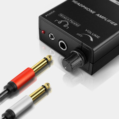Câble USB-C 2 jacks 6,35 mm LinQ KL6309
