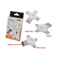 Lecteur de cartes LinQ OTG7976 – Micro SD 4-en-1 Lightning / USB-C / Micro USB