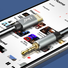 Câble Lightning jack 3,5 mm LinQ A3522