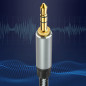 Câble audio LinQ Lightning vers jack 3,5 mm - 1,5 m nylon tressé A3522 Câble audio LinQ Lightning vers jack 3,5 mm - 1,5 m nylon tressé A3522