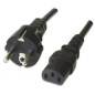 PC/Monitor Power Cable LinQ EU2A - 1.6 m Black PC/Monitor Power Cable LinQ EU2A - 1.6 m Black