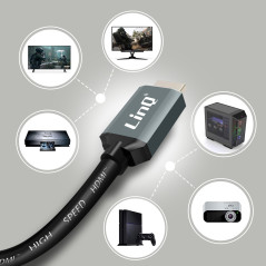 Câble HDMI 8K 1,5 m LinQ HD8K15