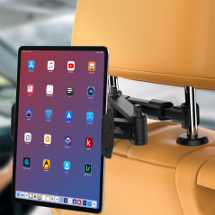 Support voiture LinQ HD2535 – tablette/téléphone, siège arrière 20 cm